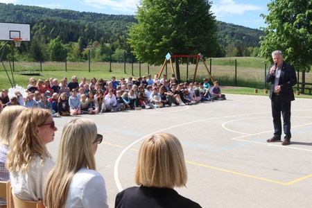 Otvoritev igrišča OŠ Begunje 22 Foto Ljubo Vukelič